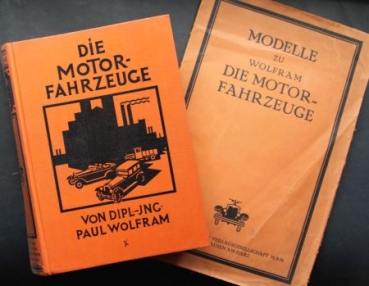 Wolfram "Die Motorfahrzeuge" Vehiclehistory 1928 with Modelmap (6236)